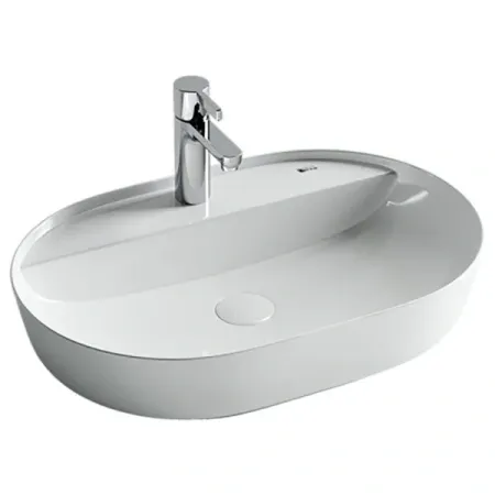 Умывальник Ceramicanova Modo CN2004 61х45х13.5см накладной с плоскостью под смеситель, CN2004