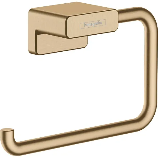 Держатель туалетной бумаги Hansgrohe AddStoris 14см, шлифованная бронза, 41771140