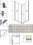 Душевой уголок Radaway Eos KDD-B, 90 x 90 х 197 см, стекло прозрачное, профиль хром, 137303-01-01