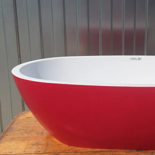 Раковина Holbi Mercury, 64x35, из Solid Surface