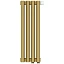 Радиатор трубчатый Сунержа Эстет-11 EU50, 4 секции, нижнее подключение, цвет матовое золото, 032-0312-5004