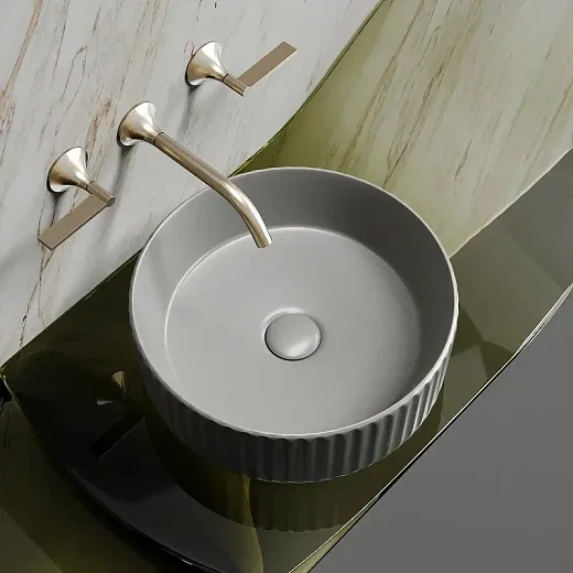 Умывальник Ceramicanova Element CN6057MH 36см сантехфарфор антрацит матовый, CN6057MH