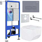 Комплект инсталляции с унитазом 6 в 1 Roxen StounFix Dual Fresh 966786 (состоит из: 710200, Caspia 410280DG, 530145-01) Комплект инсталляции с унитазом 6 в 1 Roxen StounFix Dual Fresh 966786 (состоит из: 710200, Caspia 410280DG, 530145-01)