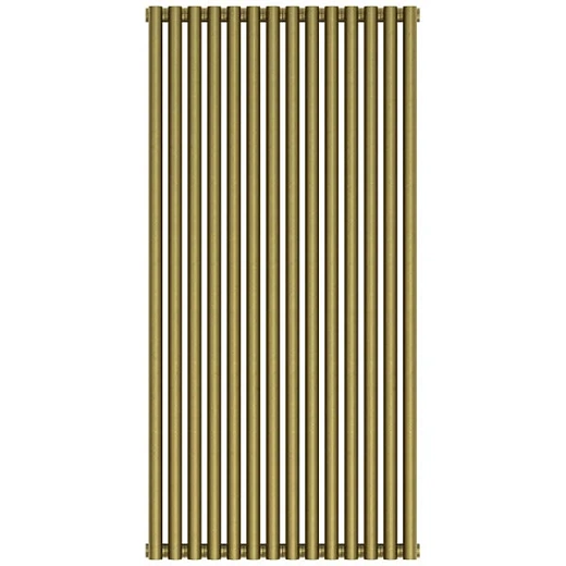 Радиатор трубчатый Сунержа Эстет-11, 14 секций, ширина 63 см, высота 120 см, боковое подключение, цвет состаренная бронза, 05-0302-1214