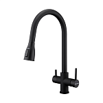 Смеситель PAULMARK LANGE La214212-401, (черный/антрацит)