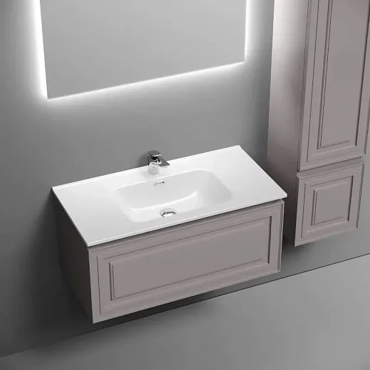 Тумба под раковину Sancos Very VR90SM, 90 см подвесная, Doha Soft