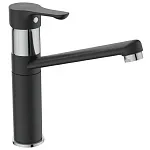 Смеситель Ideal Standard Ceraplan III Alpha для кухонной мойки, черный матовый/хром, BC813U4