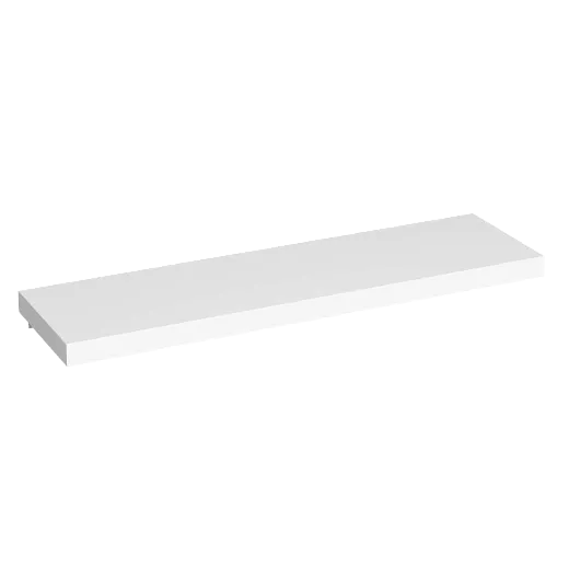 Столешница Kupala PLATO 180 белая матовая , искусственный монолитный камень Solid Surface, кронштейн с артикулом KPR заказывается отдельно!