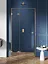 Двери в нишу New Trendy AVEXA GOLD L 80x200