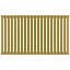 Радиатор трубчатый Сунержа Эстет-00, 21 секция, боковое подключение, цвет золото, 03-0332-5021