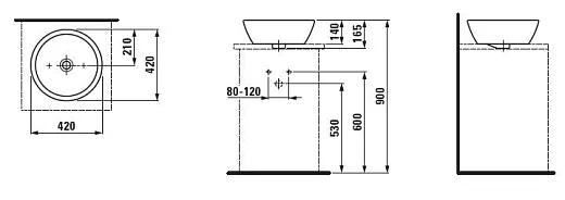 Раковина Laufen Pro 8129624001091