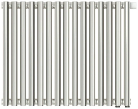 Радиатор стальной трубчатый Сунержа Эстет-11 EU50, ширина 70 см, высота 50 см, 15 секций, нижнее подключение левое EU50/правое EU50, хром, 00-0312-5015