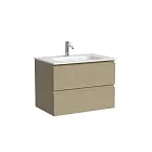 Тумба под раковину Sancos Folk FL70CP, 70 см, подвесная, капучино
