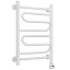 Полотенцесушитель электрический Стилье Формат 22, 40/60, 600x400, ТЭН справа, белый матовый, 30522-6040