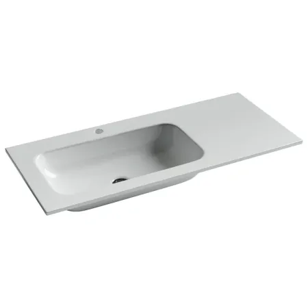 Раковина Ceramicanova Grace CN7014 встраиваемая, 101 х 45.7 см, левая, белый, сантехфарфор