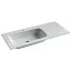 Раковина Ceramicanova Grace CN7014 встраиваемая, 101 х 45.7 см, левая, белый, сантехфарфор