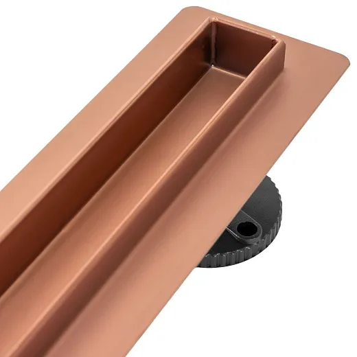 Душевой лоток с решеткой Rea Neo Slim Pro Matt Med 60 G0650 медный матовый