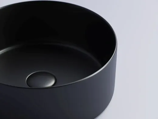 Умывальник Ceramicanova Element CN6032MB 35.8х35.8х13.7см накладной круглый без перелива, CN6032MB
