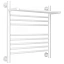 Полотенцесушитель водяной Сунержа Богема+ 12-0223-5050, 500x500, с полкой, цвет белый