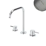 Смеситель для раковины Bruma Lusitano, хром матовый, на 3 отверстия, настольный, 1070006ST