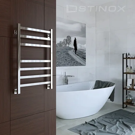 Полотенцесушитель водяной Stinox Prestige 500x800 боковой без покрытия