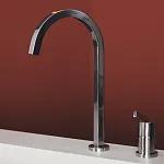 Смеситель для кухонной мойки Ideal Standard GUSTO BD423GN с высоким трубчатым квадратным изливом