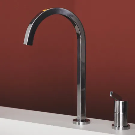 Смеситель для кухонной мойки Ideal Standard GUSTO BD423GN с высоким трубчатым квадратным изливом