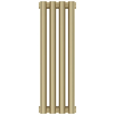 Радиатор отопления Сунержа Эстет-00, ширина 18 см, высота 50 см, 4 секции, боковое подключение, цвет матовая шампань, 022-0332-5004 Радиатор отопления Сунержа Эстет-00, ширина 18 см, высота 50 см, 4 секции, боковое подключение, цвет матовая шампань, 022-0332-5004