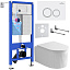 Комплект инсталляции с унитазом 6 в 1 Roxen StounFix Dual Fresh 968230 (состоит из: 710200, Santi 410260W, 530200-01) Комплект инсталляции с унитазом 6 в 1 Roxen StounFix Dual Fresh 968230 (состоит из: 710200, Santi 410260W, 530200-01)