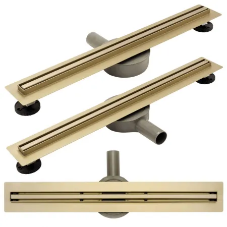 Душевой лоток REA PRO SLIM GOLD 90 см