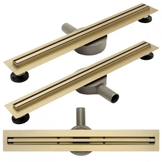 Душевой лоток REA PRO SLIM GOLD 90 см