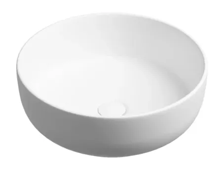 Раковина Ceramicanova Taycan CN12003MW, 37.5 см, сантехфарфор, накладная, белый матовый