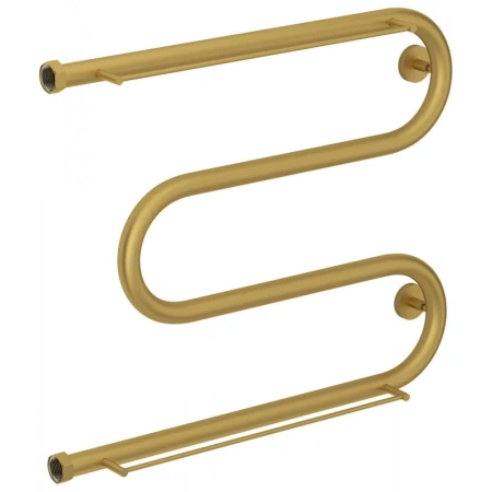 Полотенцесушитель водяной Сунержа М-образный+, 500x650, с 2 полками, цвет матовое золото, 032-4008-5065