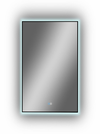 Зеркало Континент Amer 600x1200 черная краска, открытая подсветка, антизапотевание ЗЛП2275 Зеркало Континент Amer 600x1200 черная краска, открытая подсветка, антизапотевание ЗЛП2275
