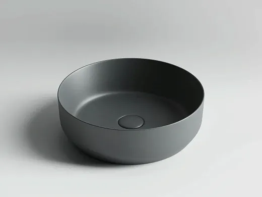 Раковина Ceramicanova Element CN6022MDH 39 x 39 x 12 см, накладная, круглая, без перелива, сантехфарфор