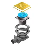 Точечный трап Pestan Confluo Standard Tide 4 Gold, 13000116