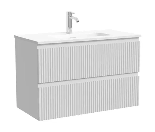 Тумба под раковину Sancos Snob R SNR80/39W, 80 см, подвесная, Bianco