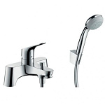 Смеситель на борт ванны Hansgrohe Novus 71044000 с ручным душем Смеситель на борт ванны Hansgrohe Novus 71044000 с ручным душем