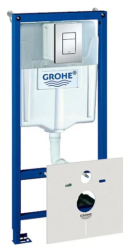 Система инсталляции для унитазов Grohe Rapid SL 4 в 1 с кнопкой смыва 38536001 + 38732000 + 37131000