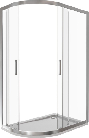 Душевой уголок Good Door Latte R-120-C-WE, 120 х 80 х 185 см, стекло прозрачное, белый, ЛА00004