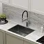 Смеситель для кухонной мойки Sancos Pride SC4011BNG, с гибким изливом, цвет нержавеющая сталь