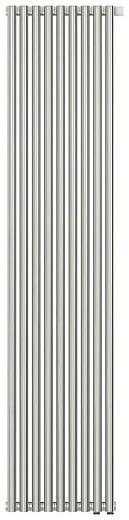 Радиатор стальной трубчатый Сунержа Эстет-11 EU50, ширина 40 см, высота 180 см, 9 секций, нижнее подключение левое EU50/правое EU50, хром, 00-0312-1809