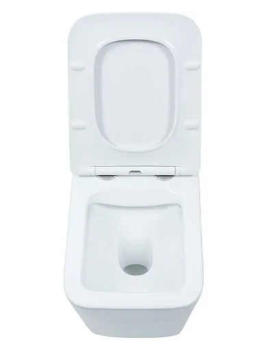 Унитаз подвесной UnicoPureza BAU 35x52 безободковый белый SoftClose