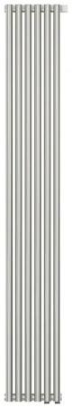 Радиатор стальной трубчатый Сунержа Эстет-00 EU50, ширина 30 см, высота 180 см, 6 секций, нижнее подключение левое EU50/правое EU50, хром, 00-0322-1806