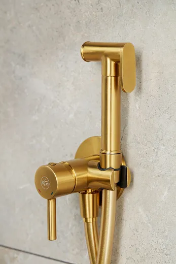 Смеситель для биде Armatura MOZA 5039-512-31 золото