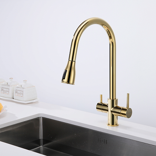 Смеситель PAULMARK LANGE La214212-G (золото)