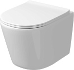 Унитаз подвесной Grossman GR-4477SQ 36x48,5 сиденье Duroplast, микролифт, белый