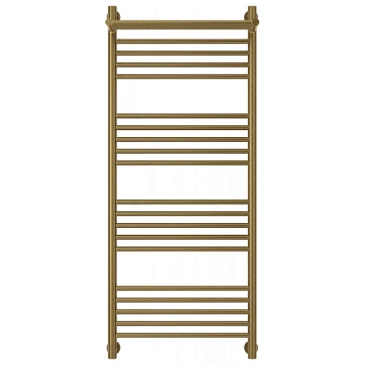 Полотенцесушитель водяной Сунержа Богема+, 1200x500, с полкой, цвет состаренная бронза, 05-0223-1250