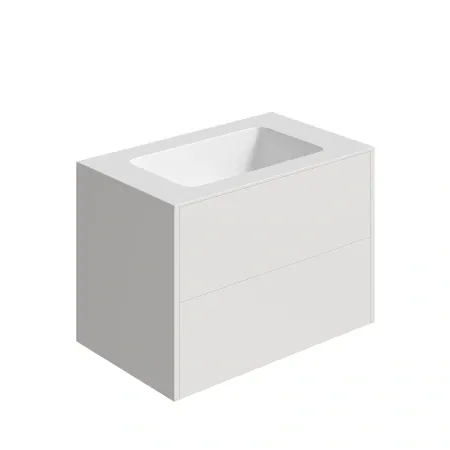 Тумба Kupala CUBO 120х49х54см для монтажа с мебельным умывальником 120см OVAL, WBC12001