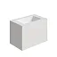 Тумба Kupala CUBO 80х49х54см для монтажа с мебельным умывальником 80см OVAL, WBC80001